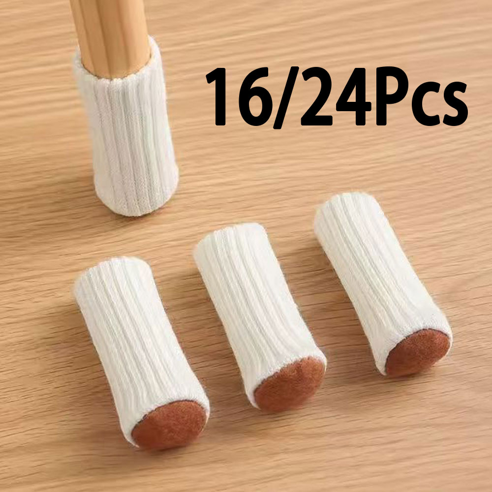 Outdoor Furniture Leg Protectors - Chaussettes tricotées pour pieds de chaise,