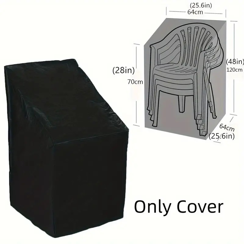 Outdoor Furniture Manufacturer - Housse de chaise empilable robuste, imperméable,