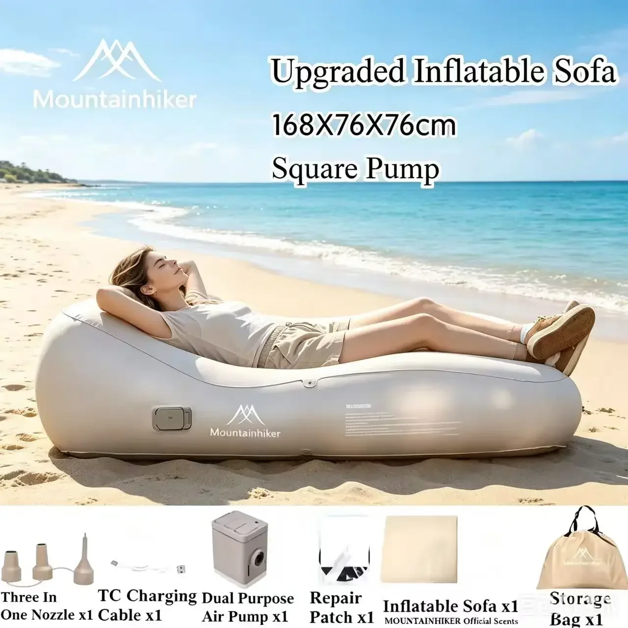 Outdoor Furniture Japanese Style - Nouveau canapé gonflable d'extérieur, chaise pliante