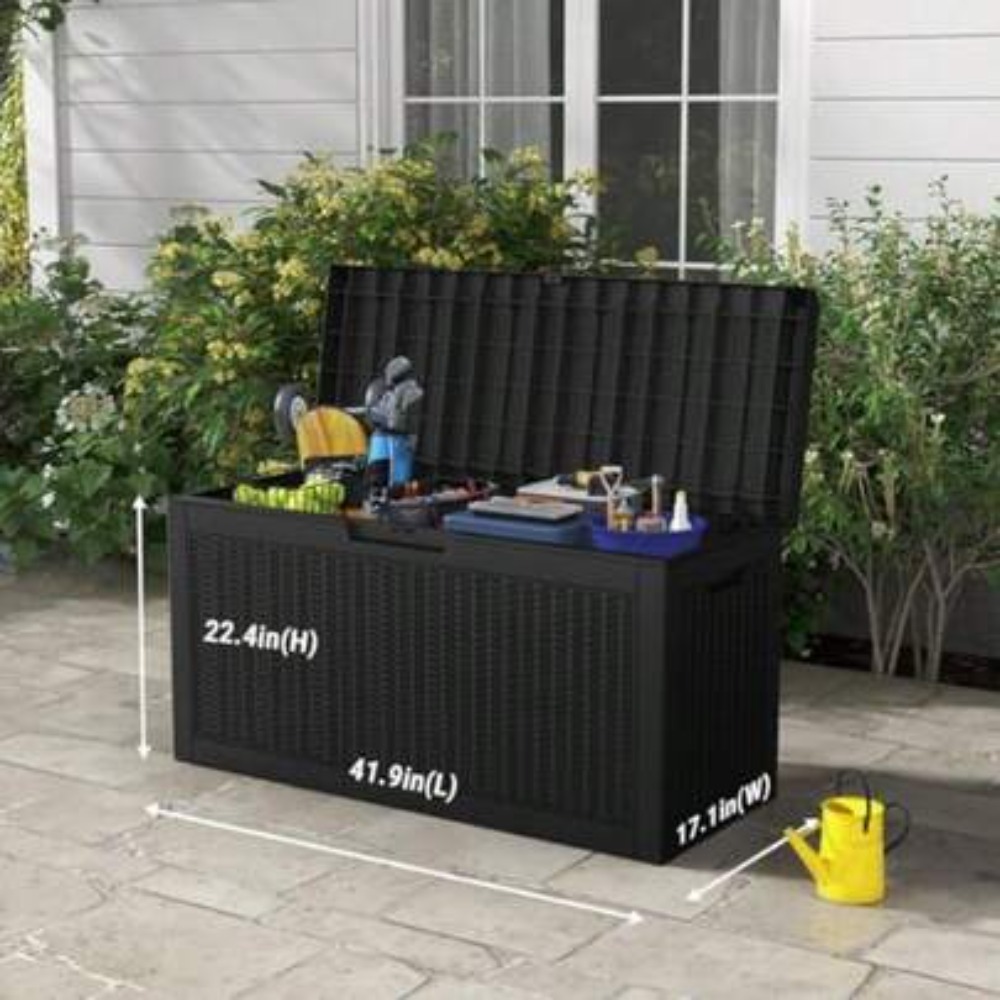 Outdoor Furniture Patio - Boîte de rangement extérieure, coffre de