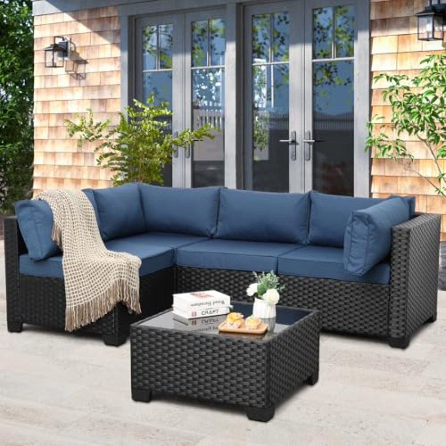 Outdoor Furniture Resin - Ensemble de meubles de patio d'extérieur