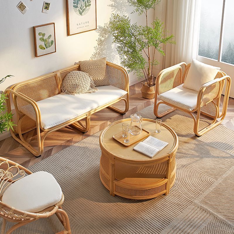Outdoor Furniture Japanese Style - Combinaison de canapés en rotin japonais,