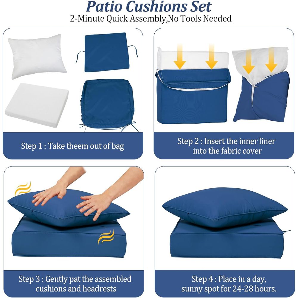 Coussins de siège profonds d'e - Outdoor Furniture Fabric Waterproof avis et prix