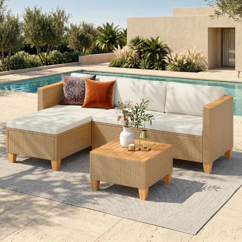 Petit ensemble de meubles de p - Outdoor Furniture Yellow avis et prix