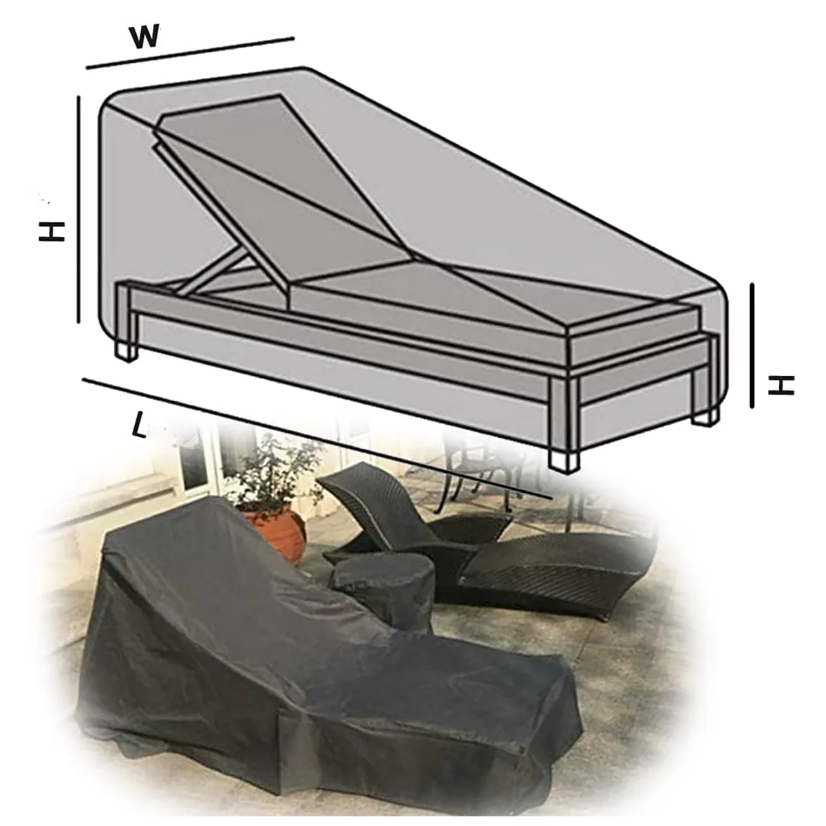 Housse de chaise longue en tis - Outdoor Furniture Fabric Waterproof avis et prix