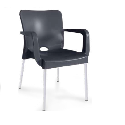 Chaises de café modernes empil - Outdoor Furniture Yellow avis et prix