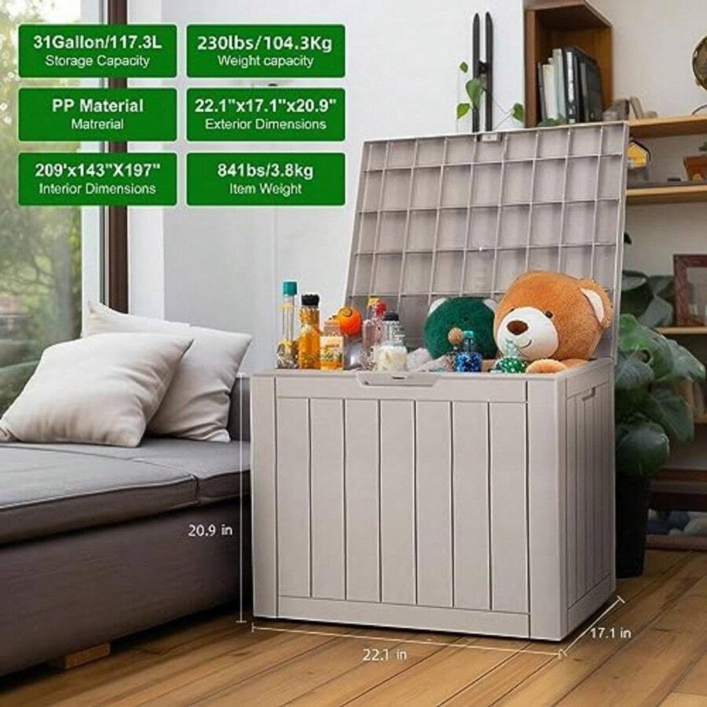 Boîte de rangement extérieure  - Outdoor Furniture Resin avis et prix