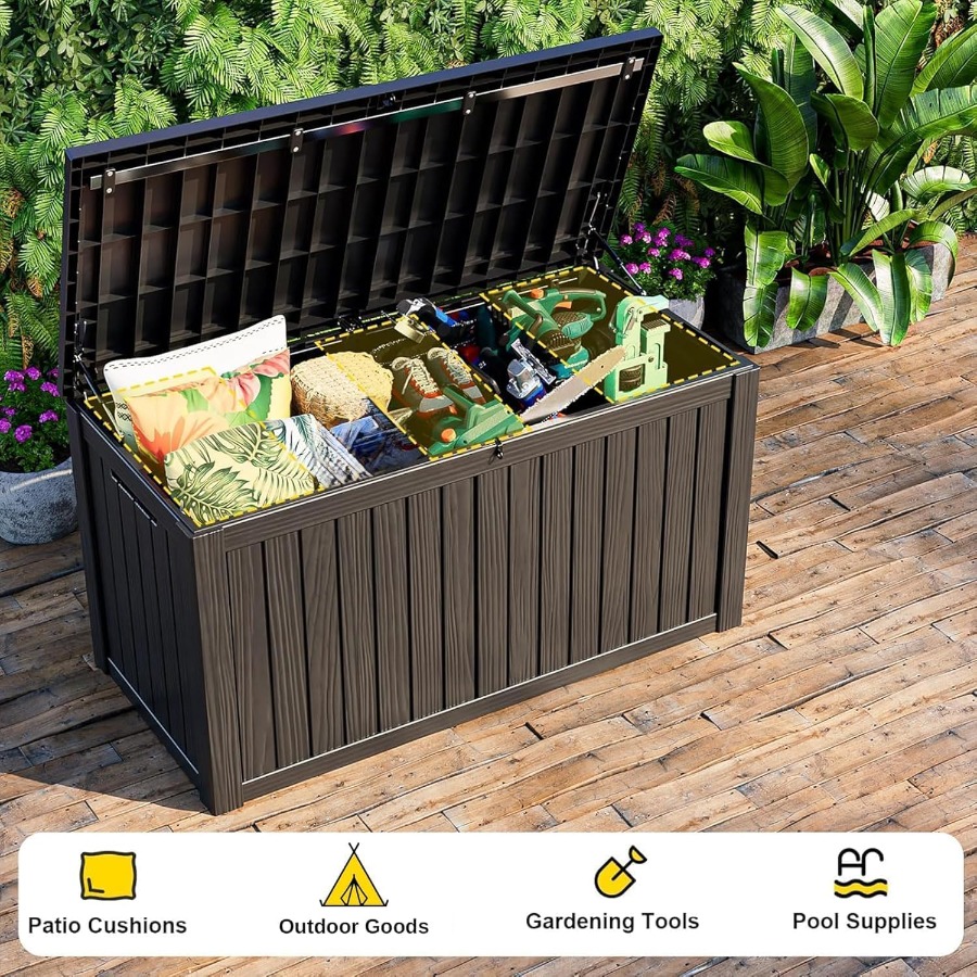 Boîte de rangement extérieure  - Outdoor Furniture Resin avis et prix