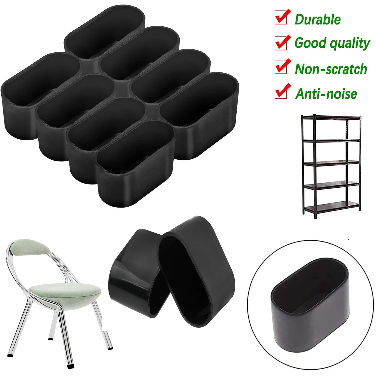 Couvre-pieds de chaise ovales  - Outdoor Furniture Leg Protectors avis et prix