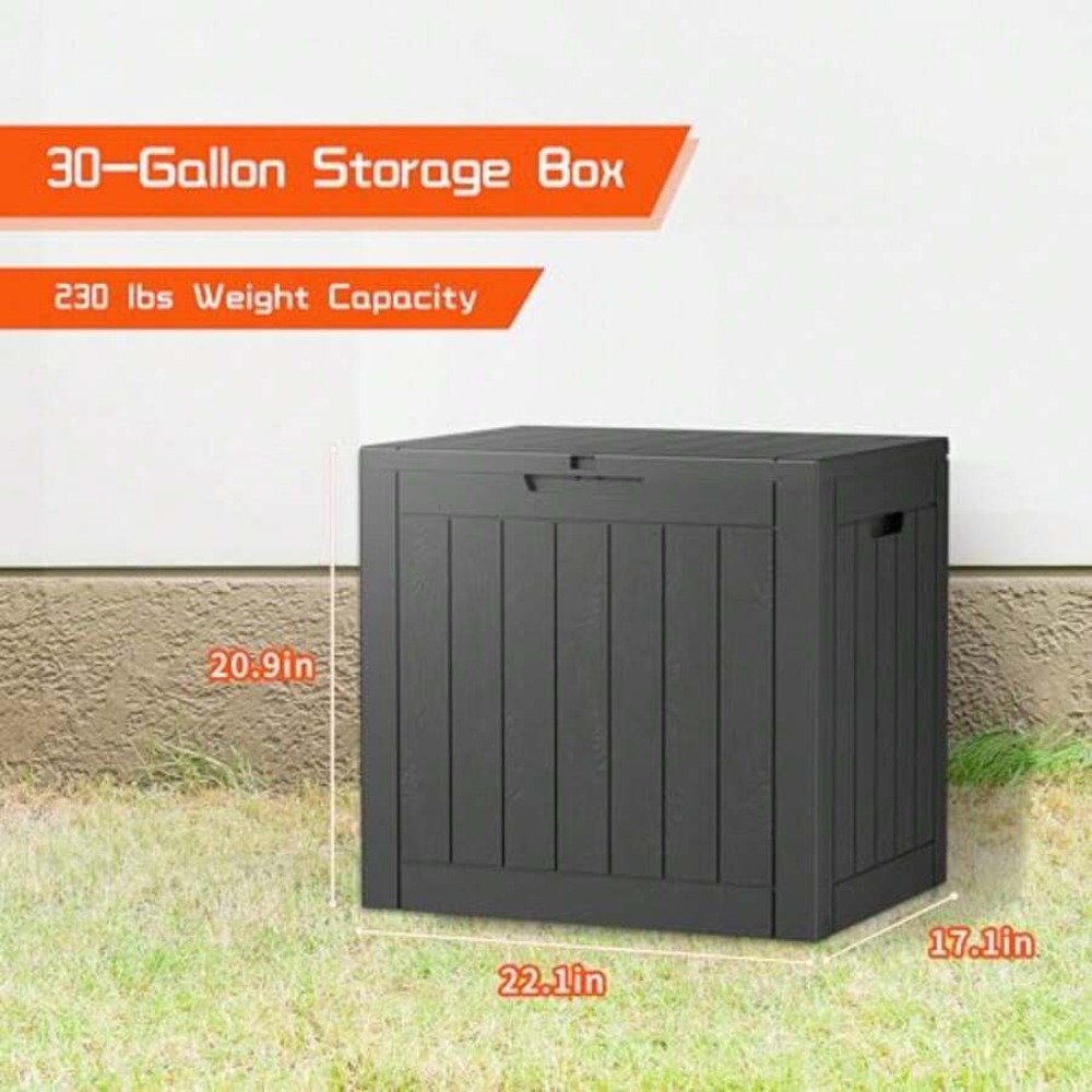 Boîte de rangement extérieure  - Outdoor Furniture Resin avis et prix