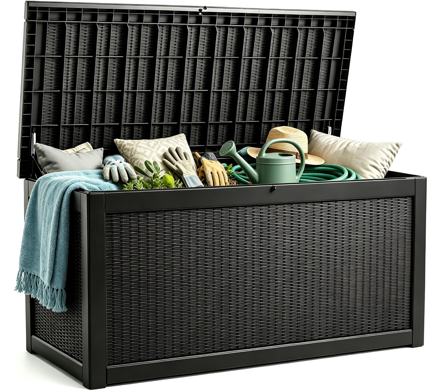 Grande boîte de rangement exté - Outdoor Furniture Resin avis et prix