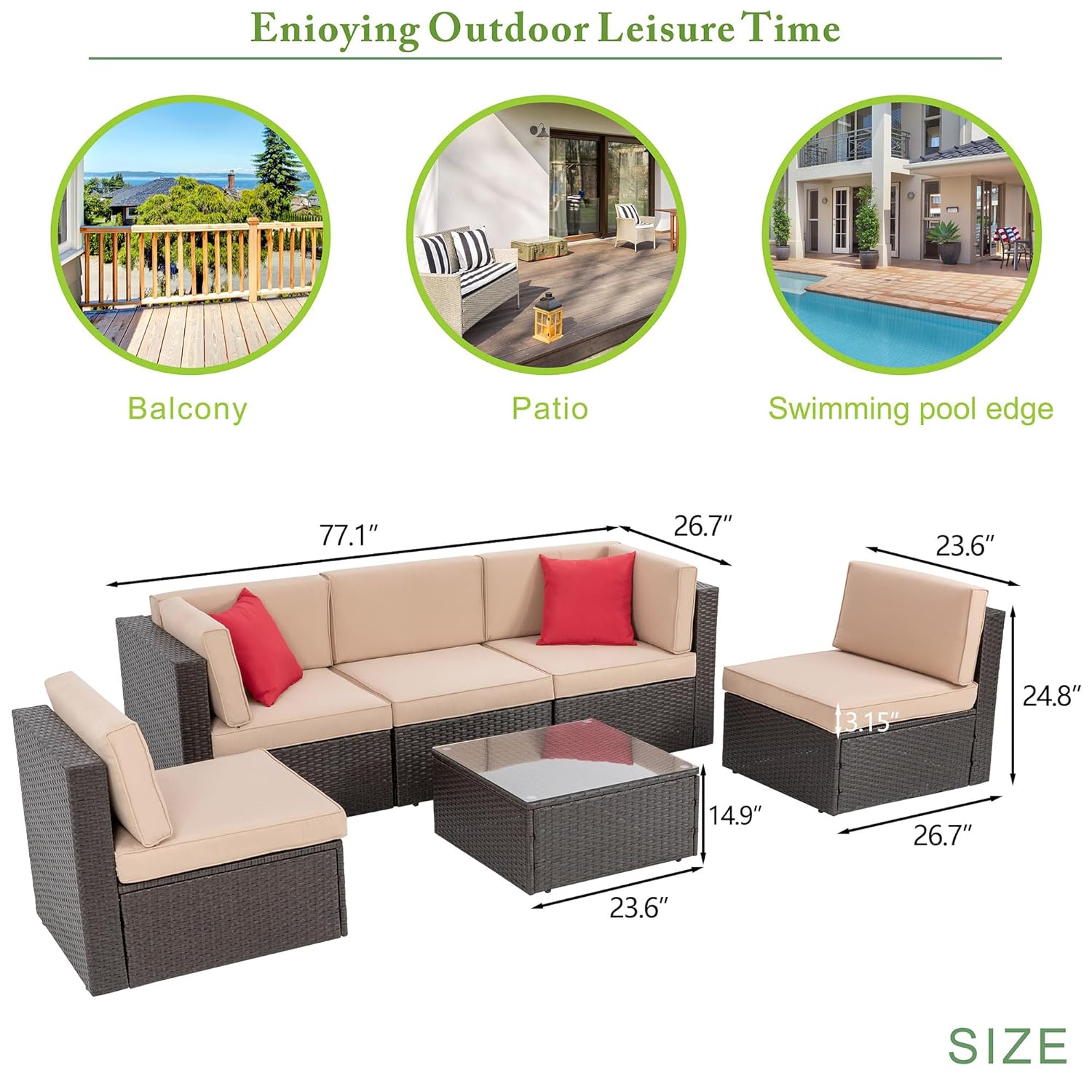 Petit canapé d'angle d'extérie - Outdoor Furniture Small avis et prix