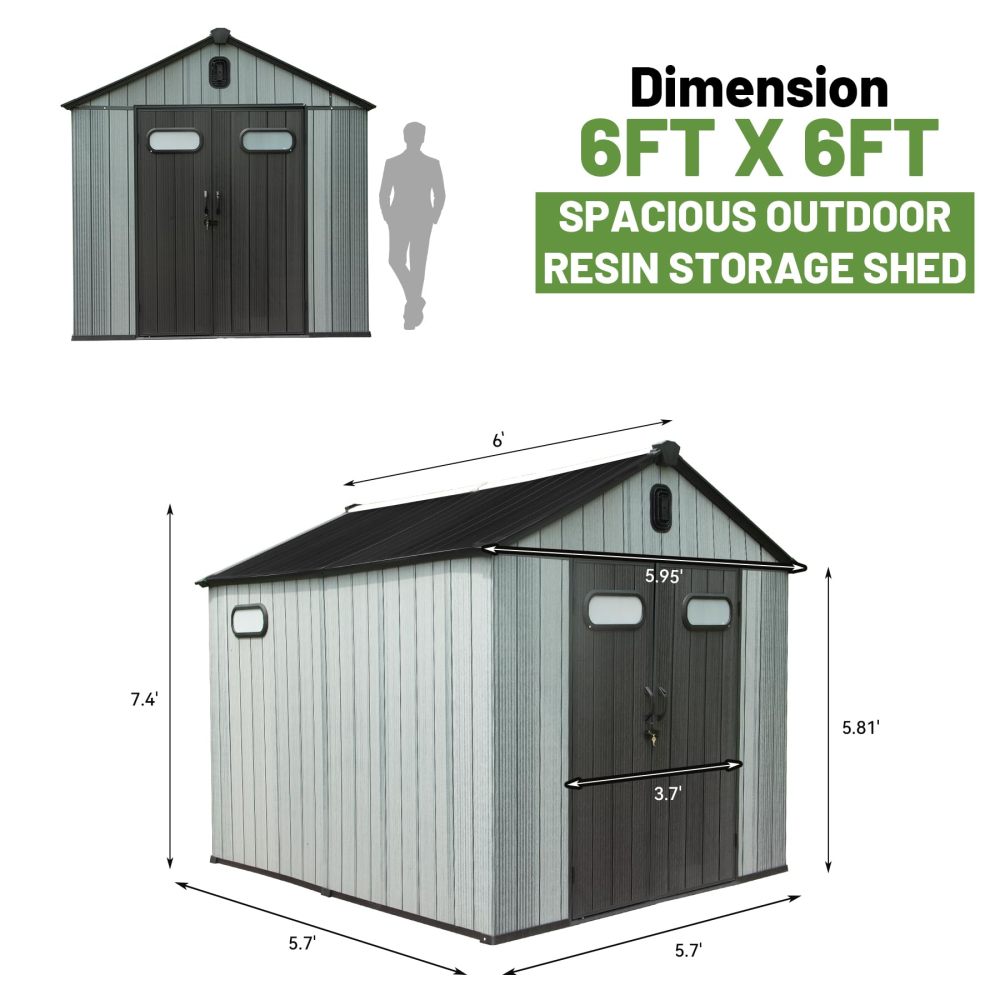 Abri de stockage extérieur en  - Outdoor Furniture Resin avis et prix