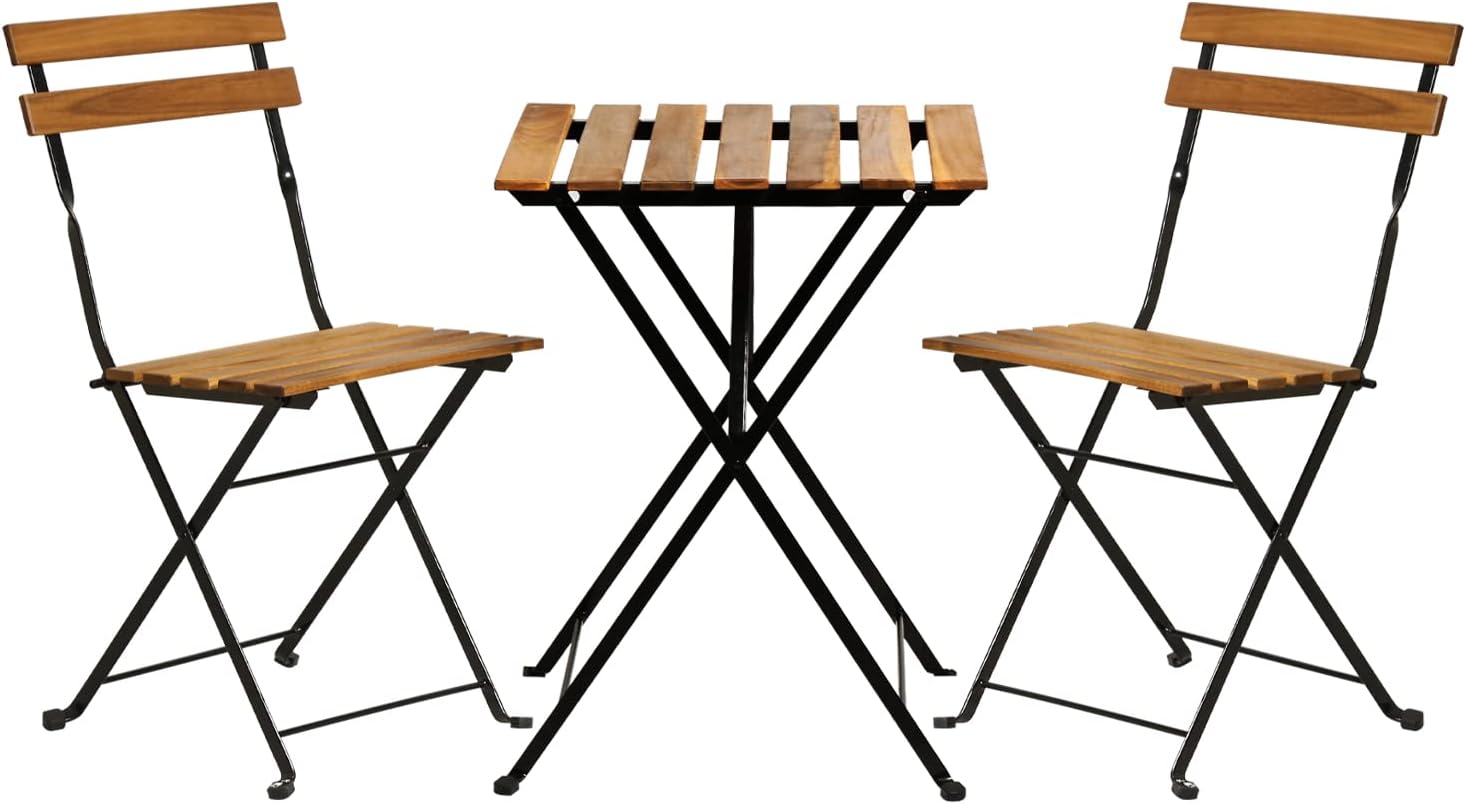 Ensemble bistrot de patio plia - Outdoor Furniture Small avis et prix