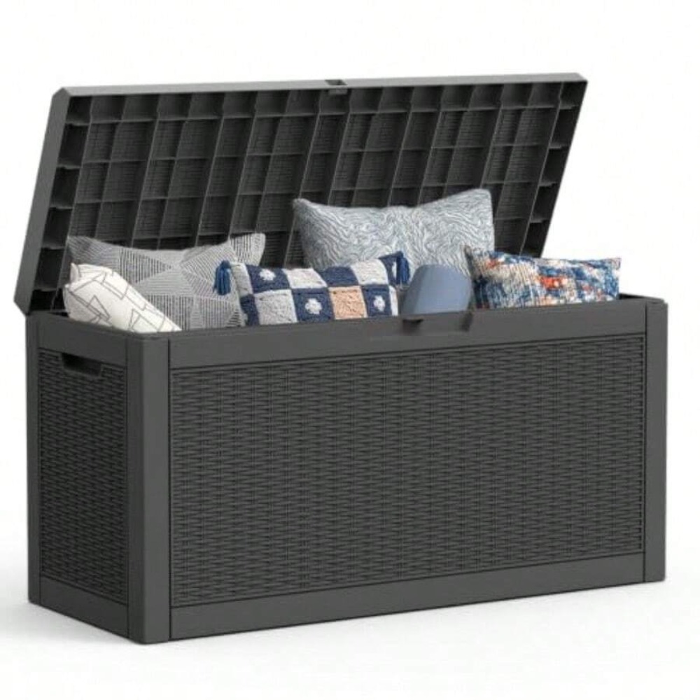 Boîte de rangement extérieure, - Outdoor Furniture Patio avis et prix