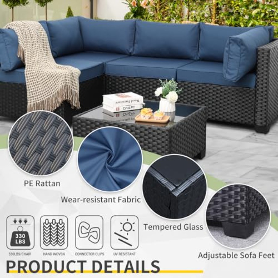 Ensemble de meubles de patio d - Outdoor Furniture Resin avis et prix
