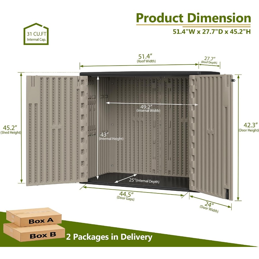 Abri de rangement extérieur po - Outdoor Furniture Resin avis et prix