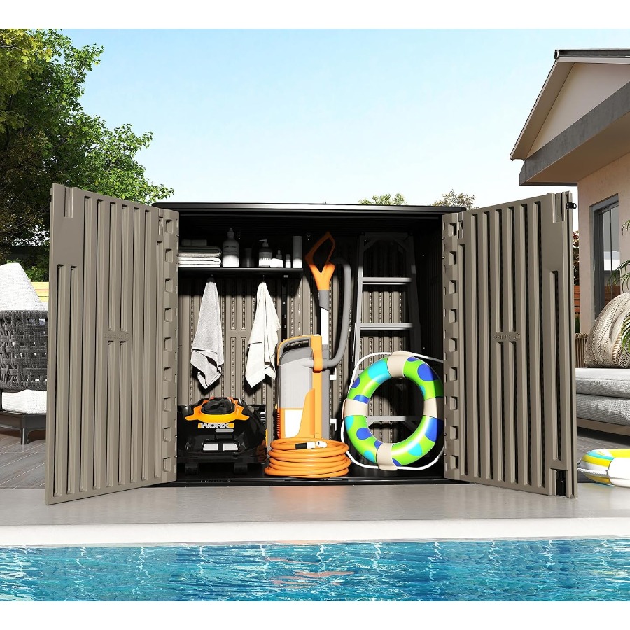 Abri de rangement extérieur po - Outdoor Furniture Resin avis et prix