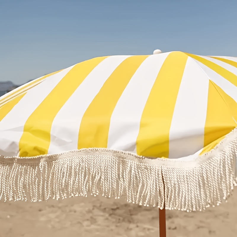 Parasol de plage décoratif à p - Outdoor Furniture Yellow avis et prix