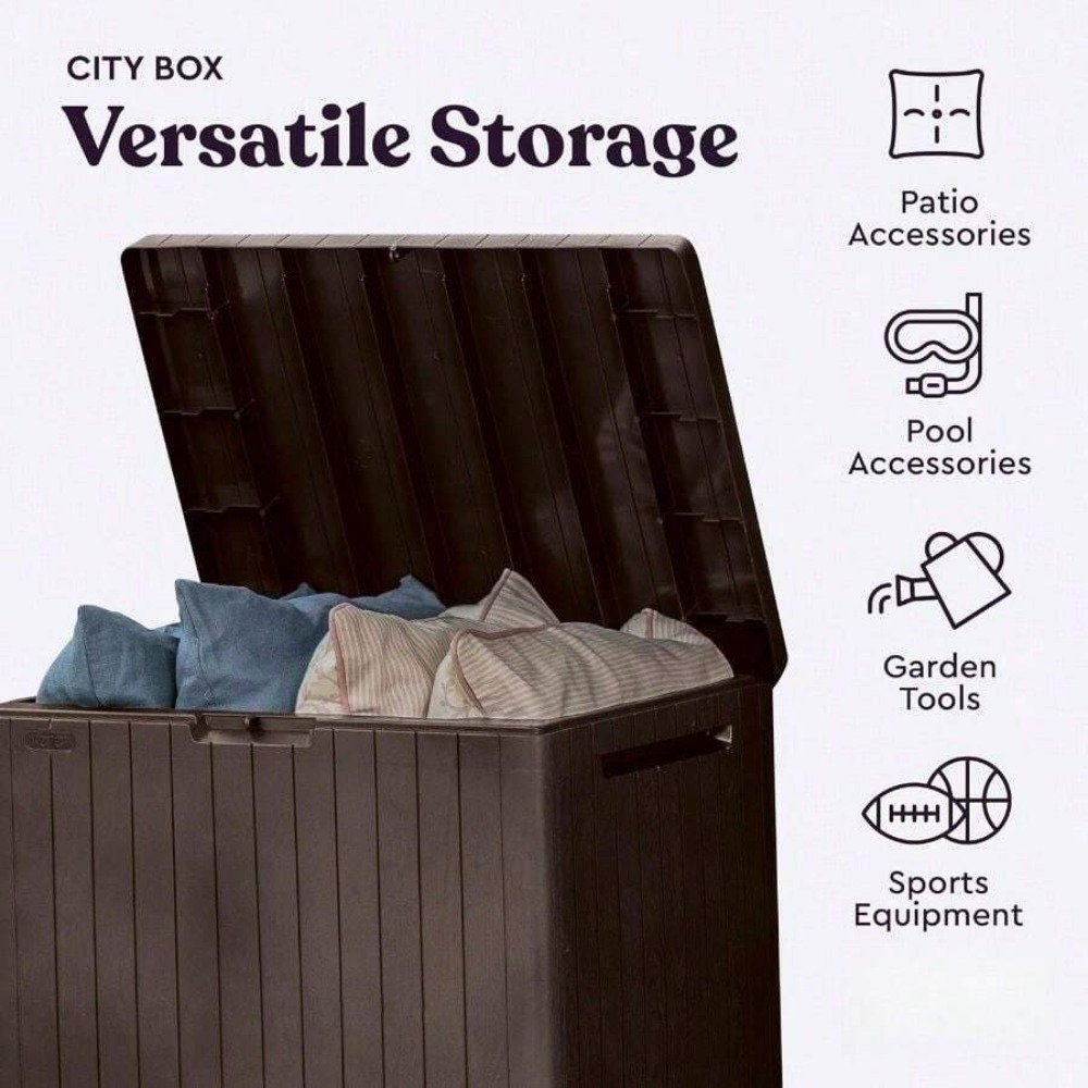 Boîte de rangement extérieure  - Outdoor Furniture Resin avis et prix