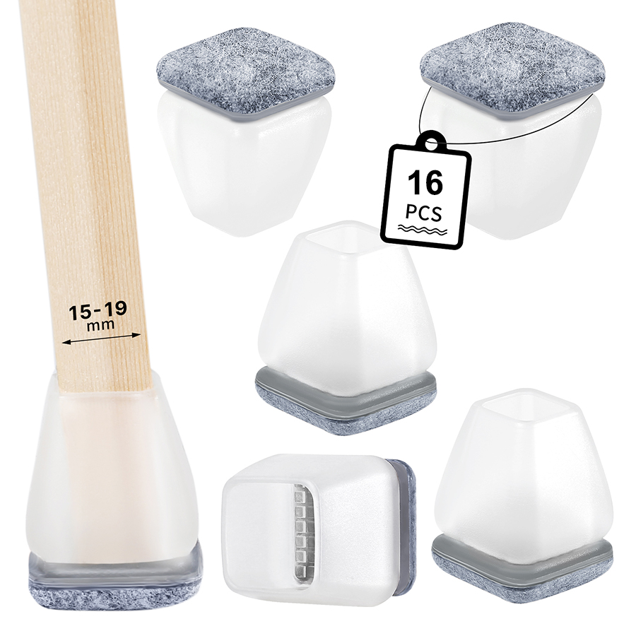 16 pièces couvre-pied de chais - Outdoor Furniture Leg Protectors avis et prix